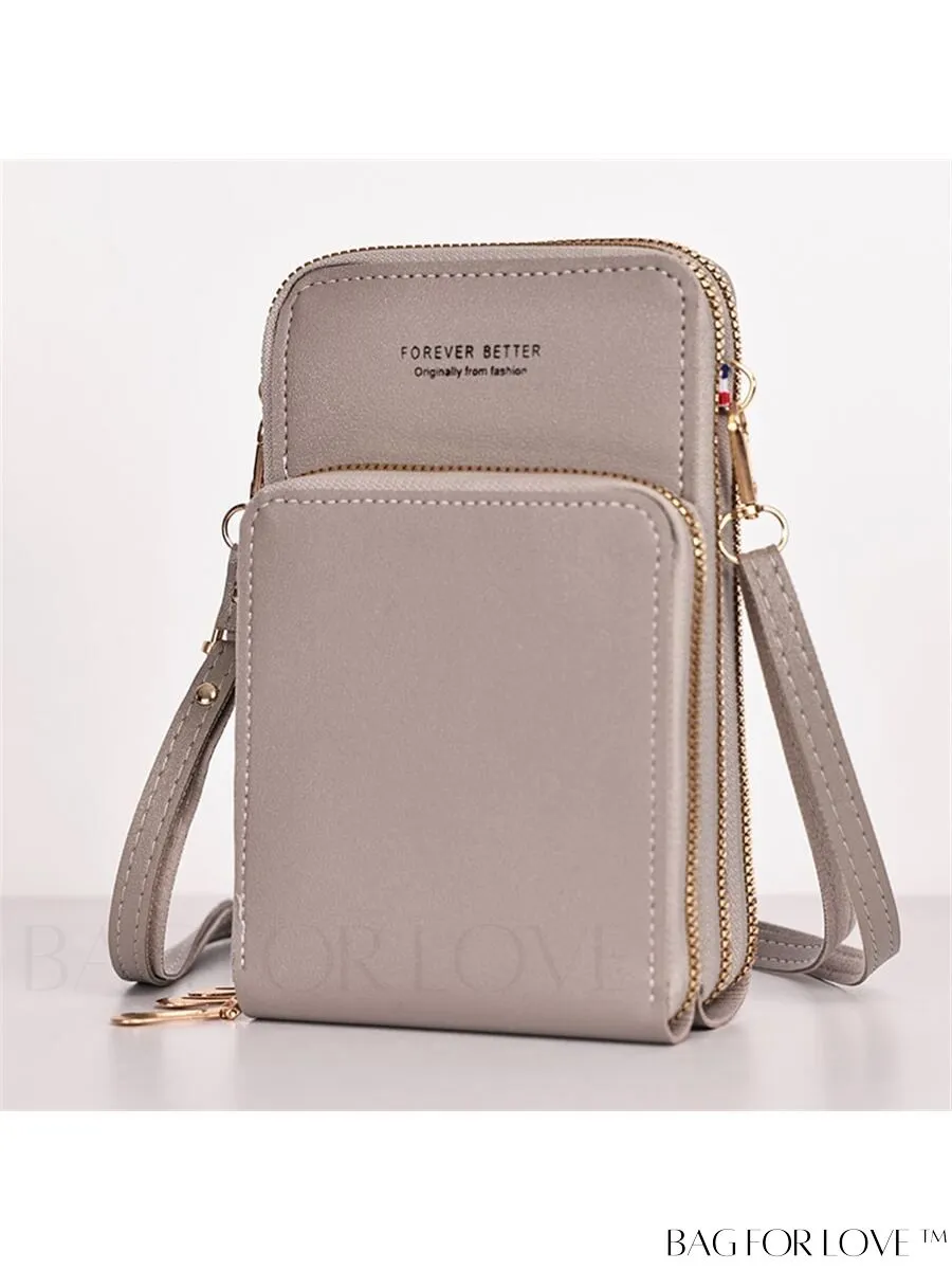 BagForLove - Stylish and Functional Womens PU Leather Smartphone Wallet with Large Storage Capacity