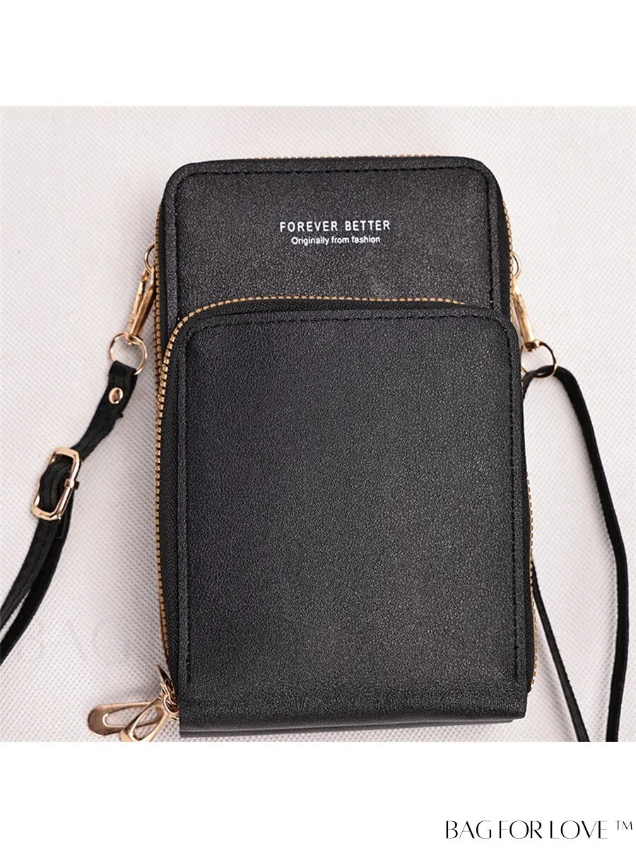 BagForLove - Stylish and Functional Womens PU Leather Smartphone Wallet with Large Storage Capacity