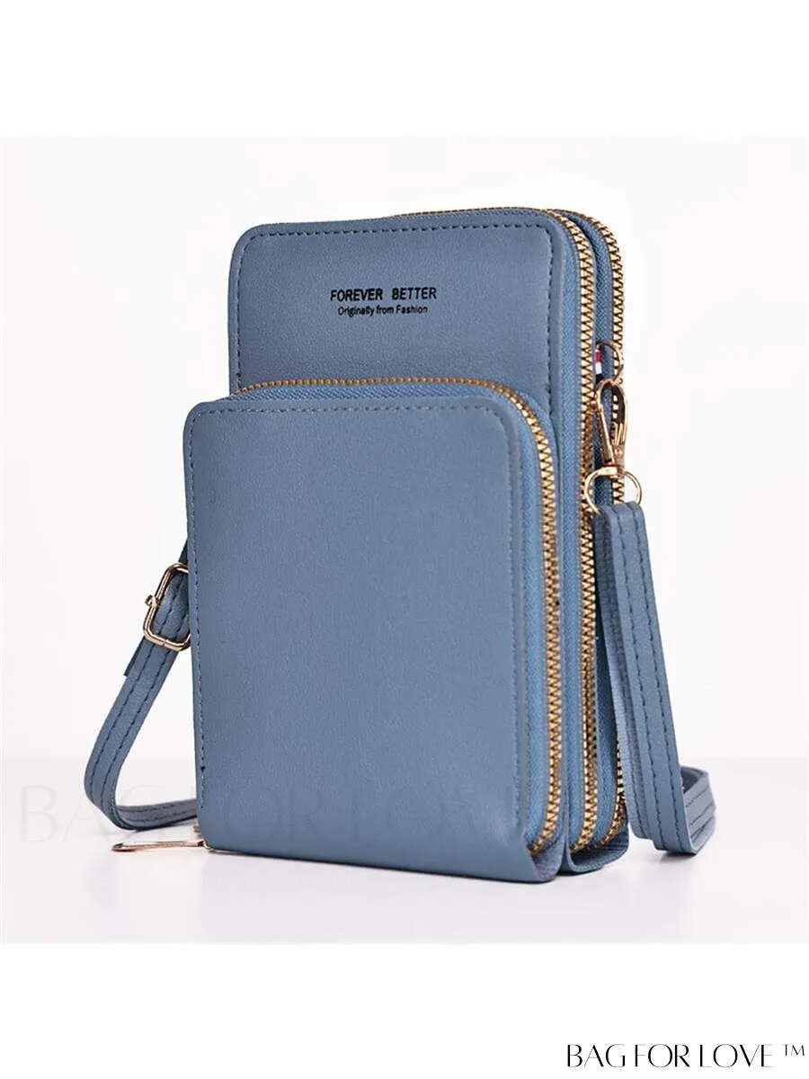 BagForLove - Stylish and Functional Womens PU Leather Smartphone Wallet with Large Storage Capacity