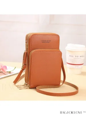 BagForLove - Stylish and Functional Womens PU Leather Smartphone Wallet with Large Storage Capacity