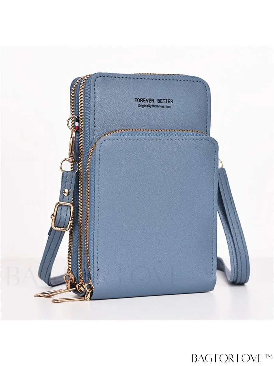 BagForLove - Stylish and Functional Womens PU Leather Smartphone Wallet with Large Storage Capacity