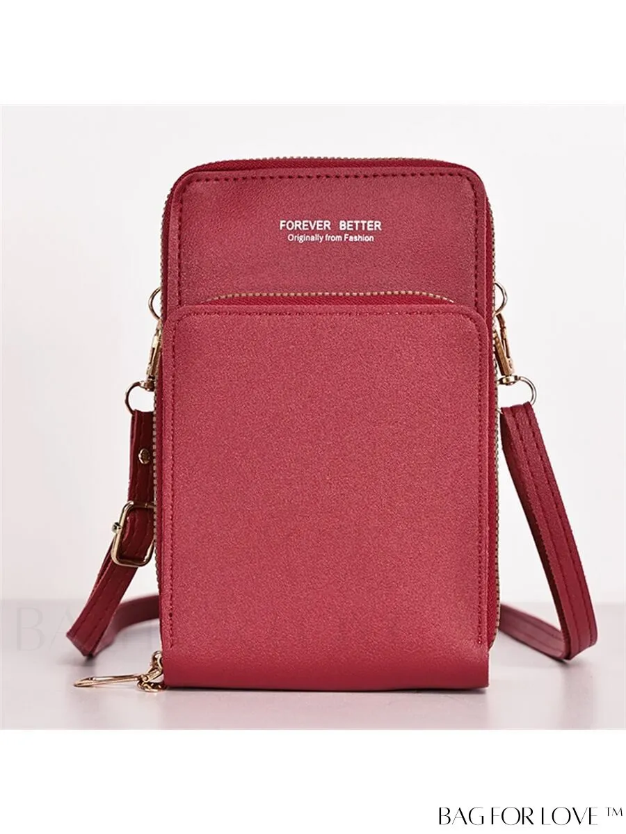 BagForLove - Stylish and Functional Womens PU Leather Smartphone Wallet with Large Storage Capacity