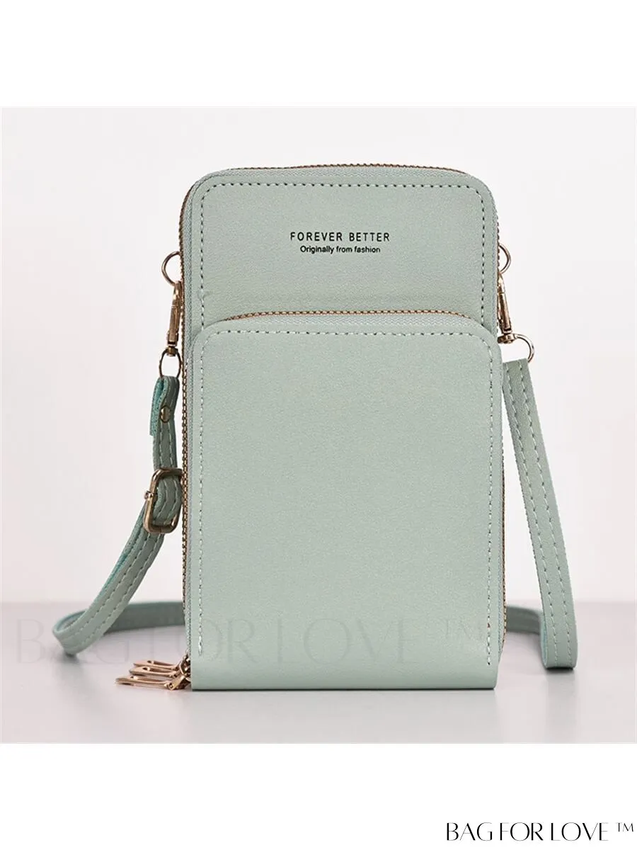 BagForLove - Stylish and Functional Womens PU Leather Smartphone Wallet with Large Storage Capacity