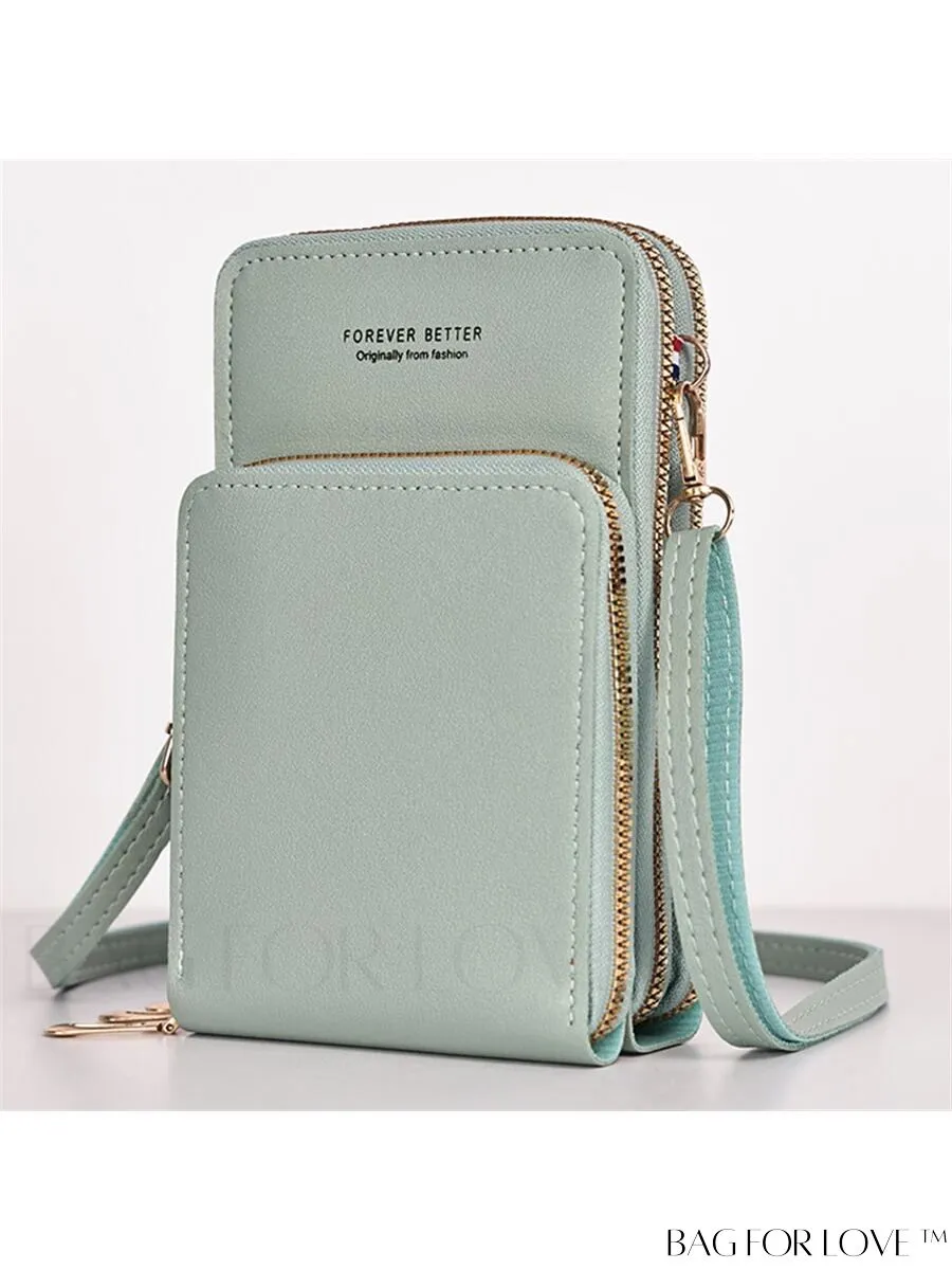 BagForLove - Stylish and Functional Womens PU Leather Smartphone Wallet with Large Storage Capacity