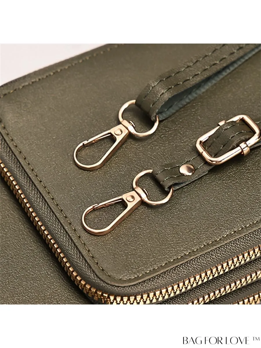 BagForLove - Stylish and Functional Womens PU Leather Smartphone Wallet with Large Storage Capacity
