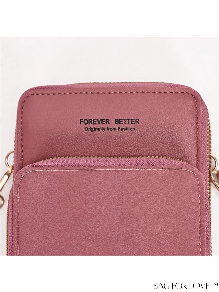 BagForLove - Stylish and Functional Womens PU Leather Smartphone Wallet with Large Storage Capacity