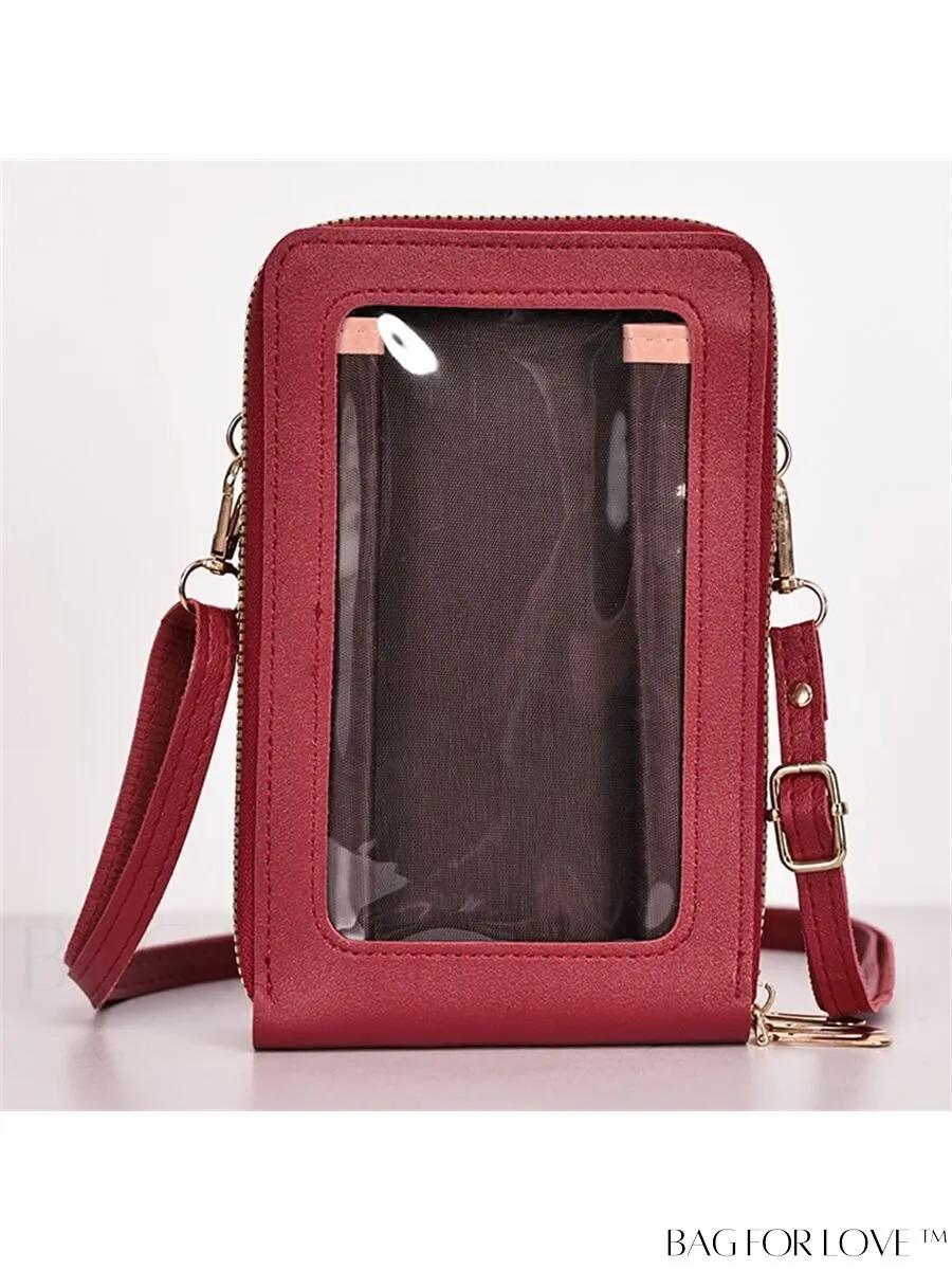 BagForLove - Stylish and Functional Womens PU Leather Smartphone Wallet with Large Storage Capacity