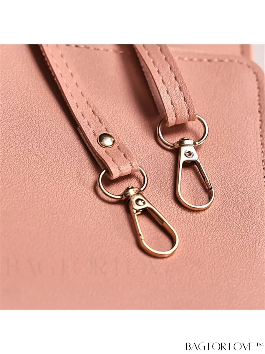 BagForLove - Stylish and Functional Womens PU Leather Smartphone Wallet with Large Storage Capacity