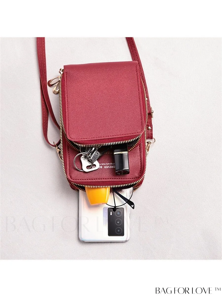 BagForLove - Stylish and Functional Womens PU Leather Smartphone Wallet with Large Storage Capacity