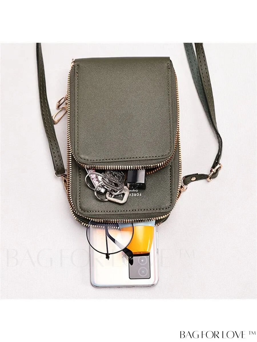 BagForLove - Stylish and Functional Womens PU Leather Smartphone Wallet with Large Storage Capacity