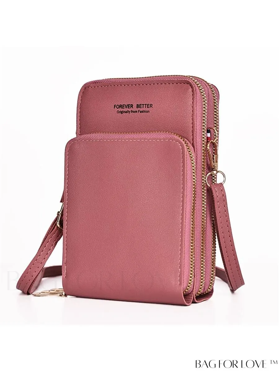 BagForLove - Stylish and Functional Womens PU Leather Smartphone Wallet with Large Storage Capacity