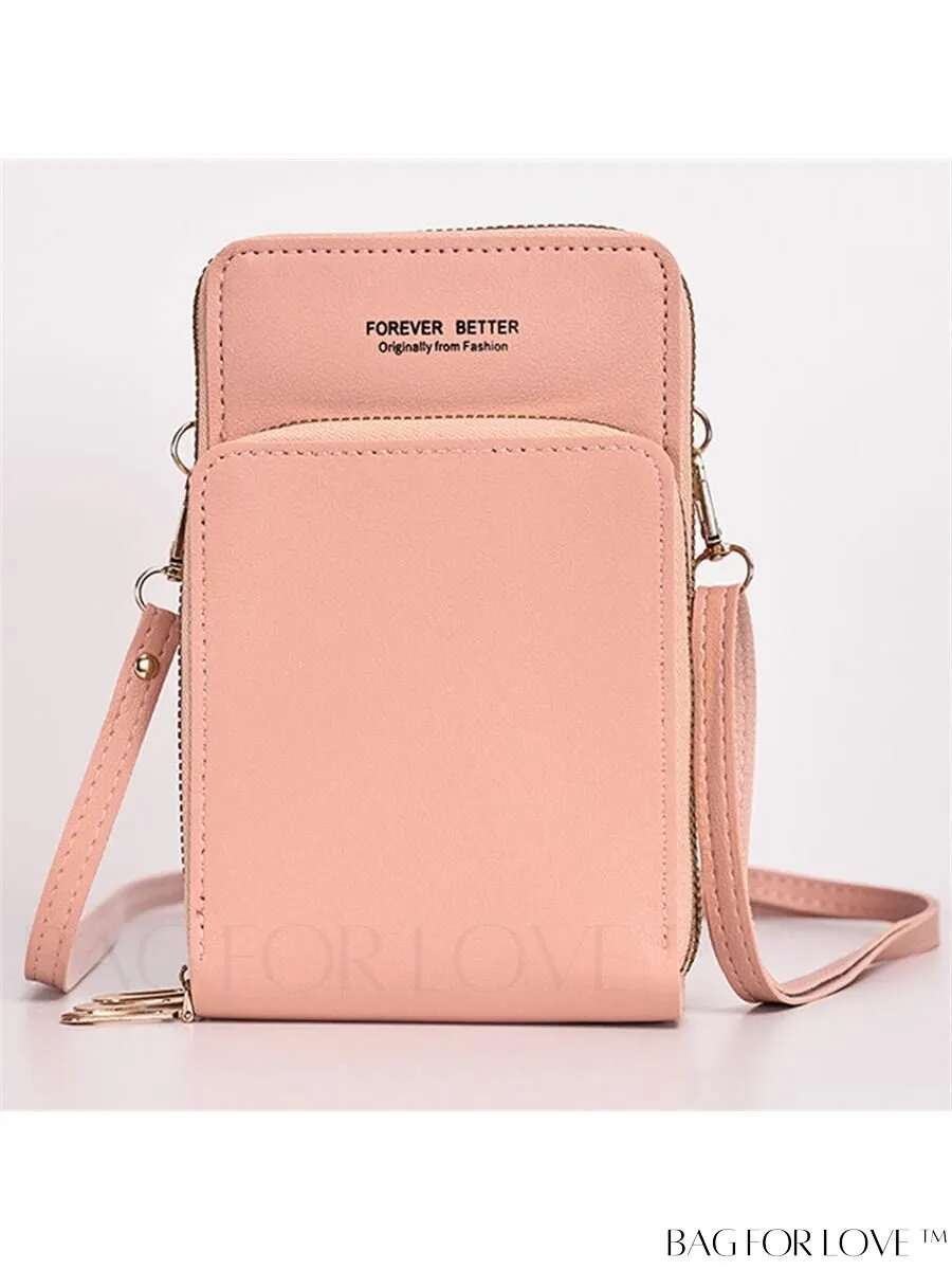 BagForLove - Stylish and Functional Womens PU Leather Smartphone Wallet with Large Storage Capacity