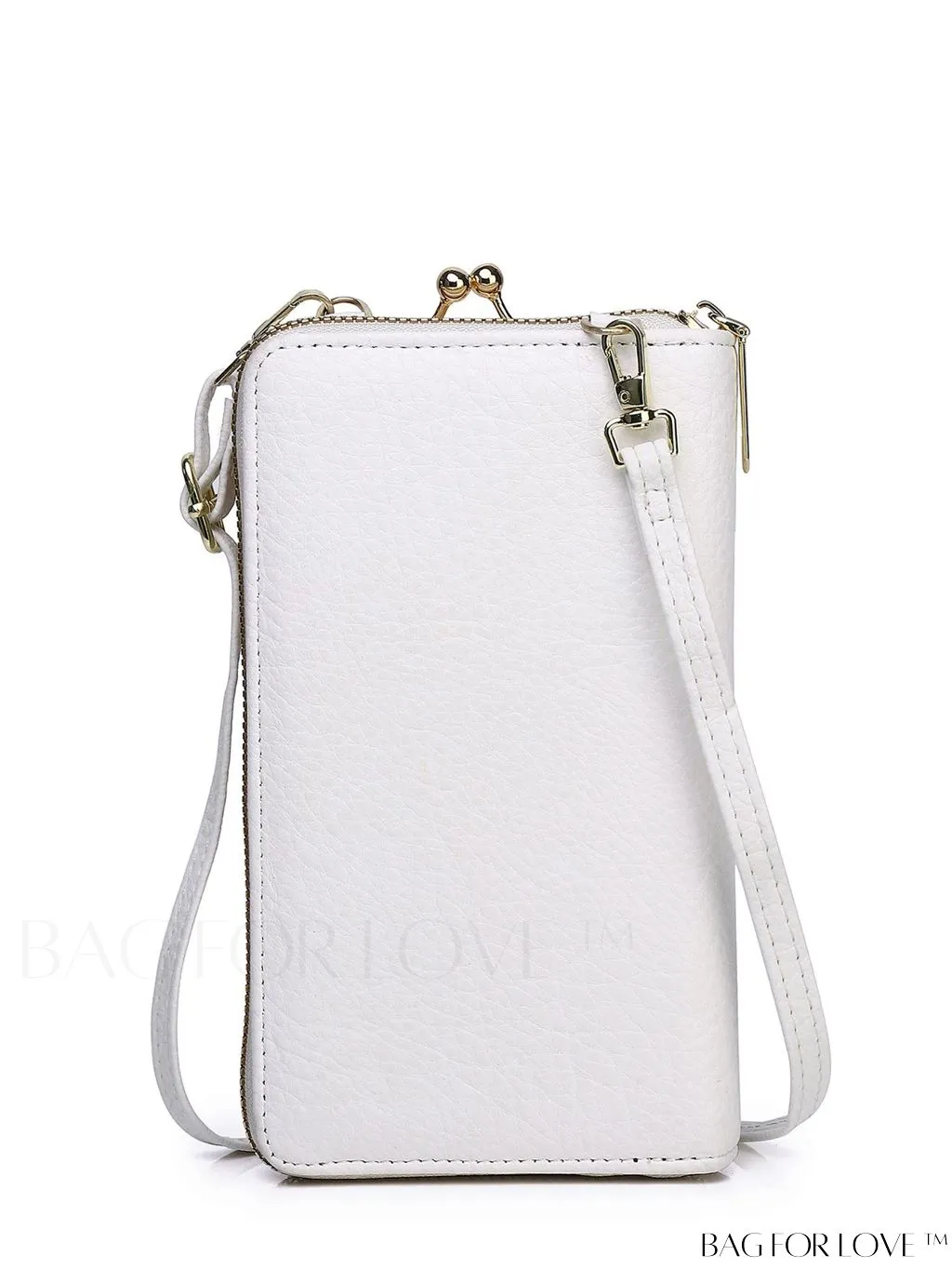 BagForLove - Stylish Womens Phone Wallet with Solid Color Design