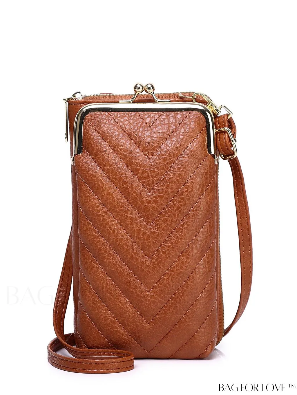 BagForLove - Stylish Womens Phone Wallet with Solid Color Design