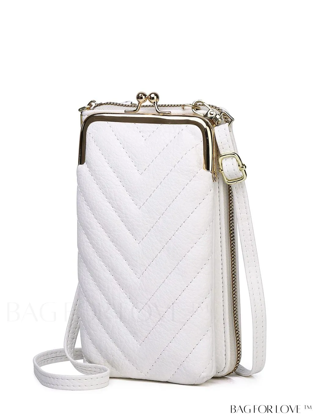 BagForLove - Stylish Womens Phone Wallet with Solid Color Design
