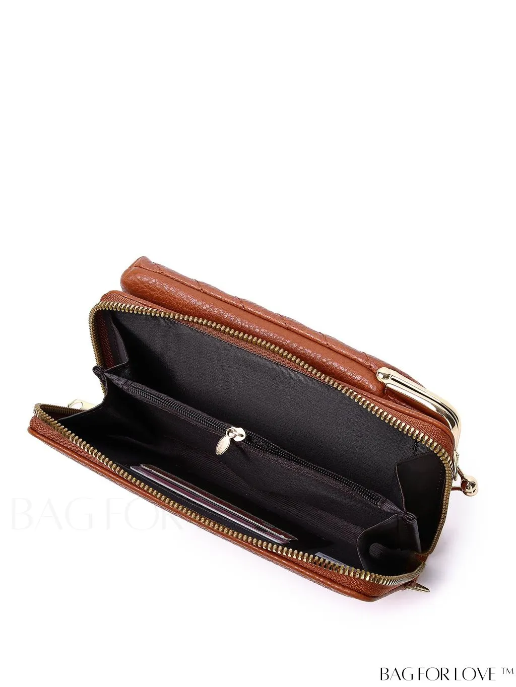 BagForLove - Stylish Womens Phone Wallet with Solid Color Design