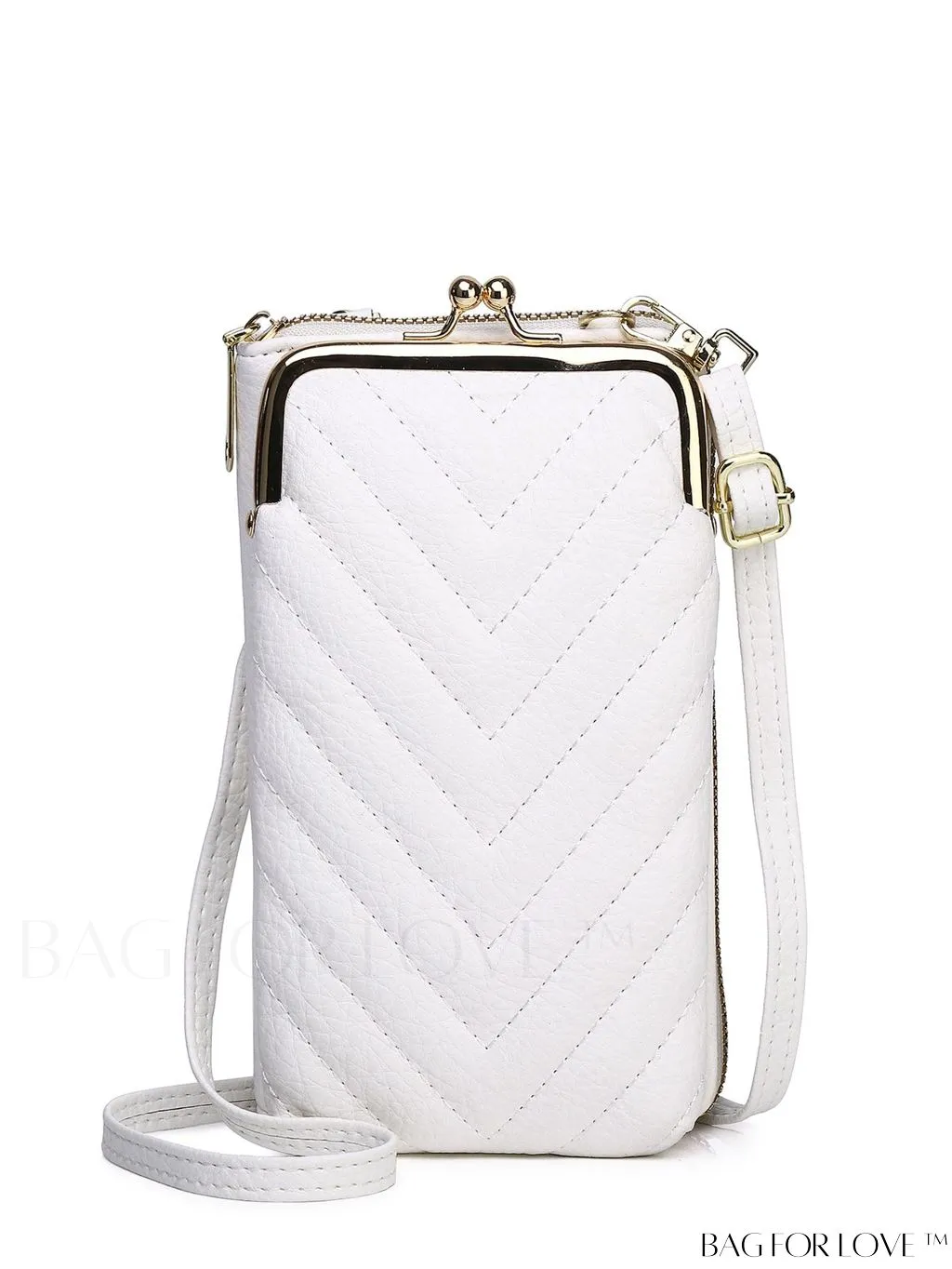 BagForLove - Stylish Womens Phone Wallet with Solid Color Design