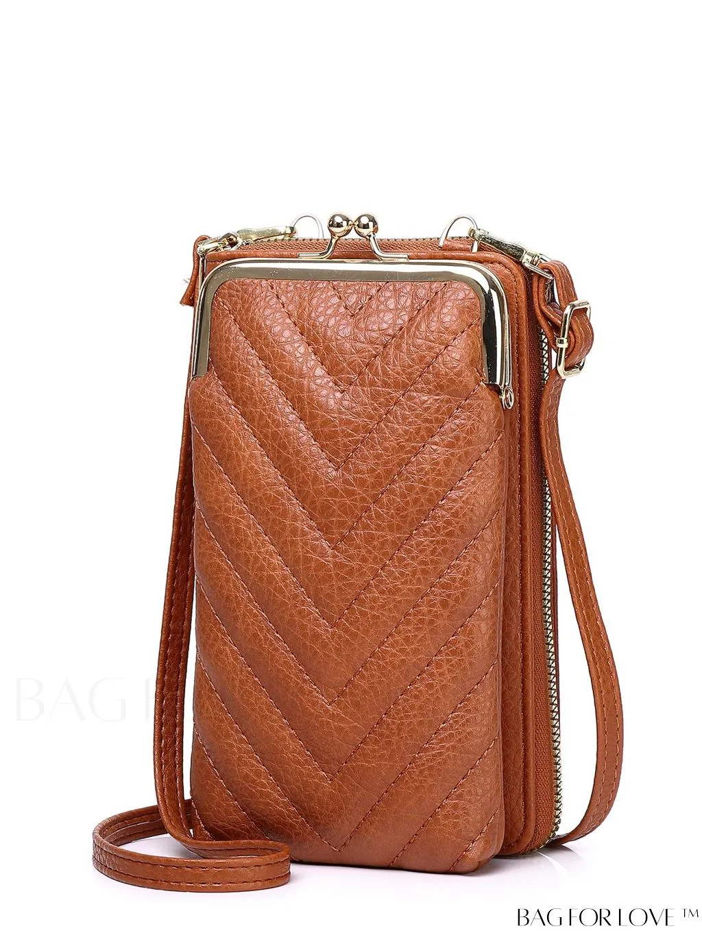 BagForLove - Stylish Womens Phone Wallet with Solid Color Design