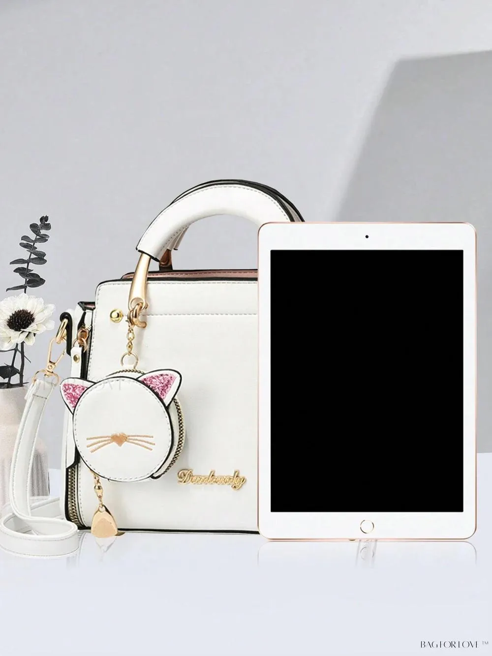 BagForLove - Whimsical Feline-Inspired Shoulder Bag for Women