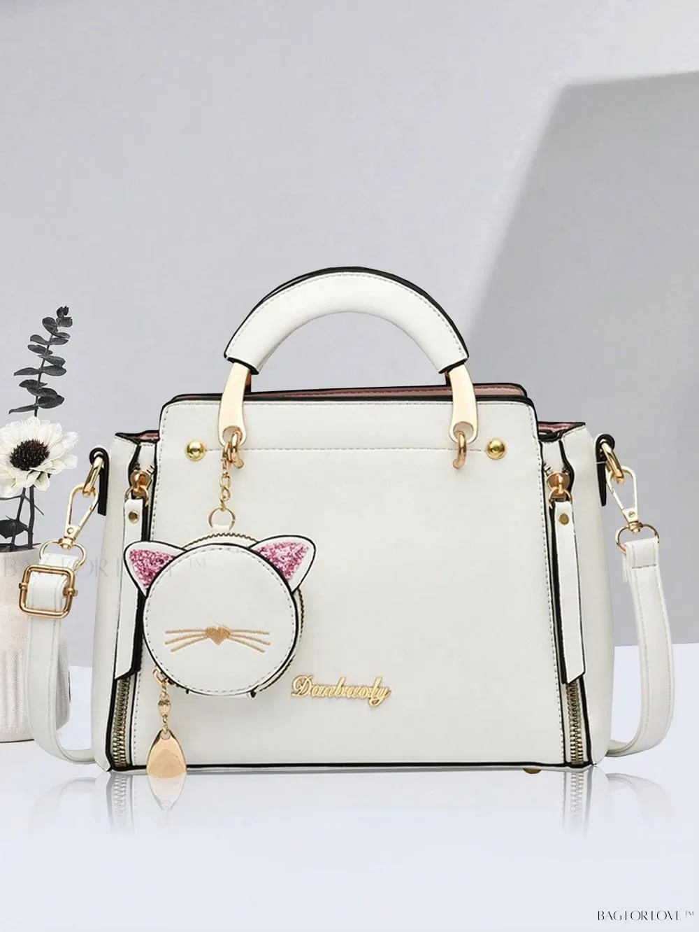 BagForLove - Whimsical Feline-Inspired Shoulder Bag for Women