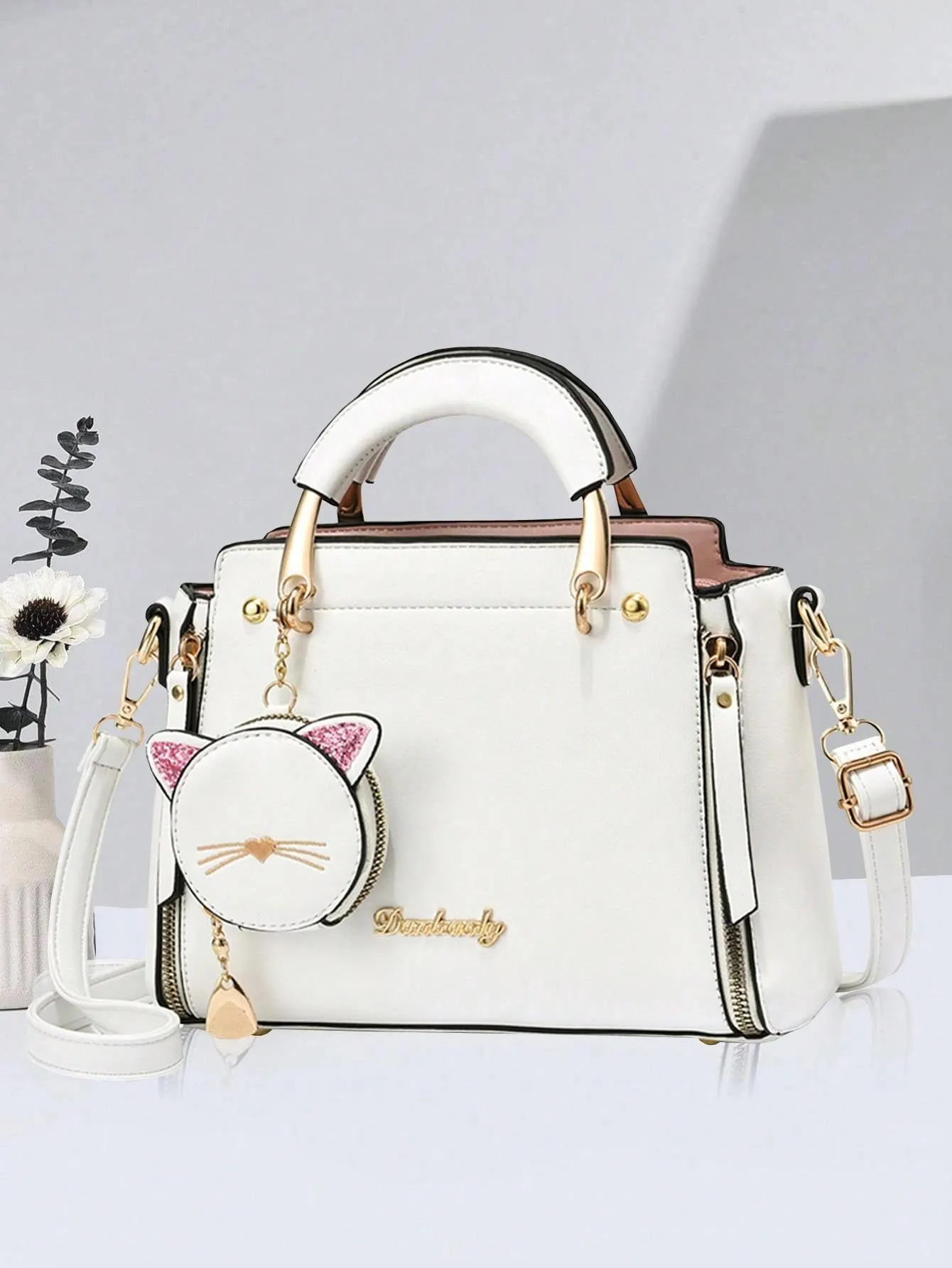 BagForLove - Whimsical Feline-Inspired Shoulder Bag for Women