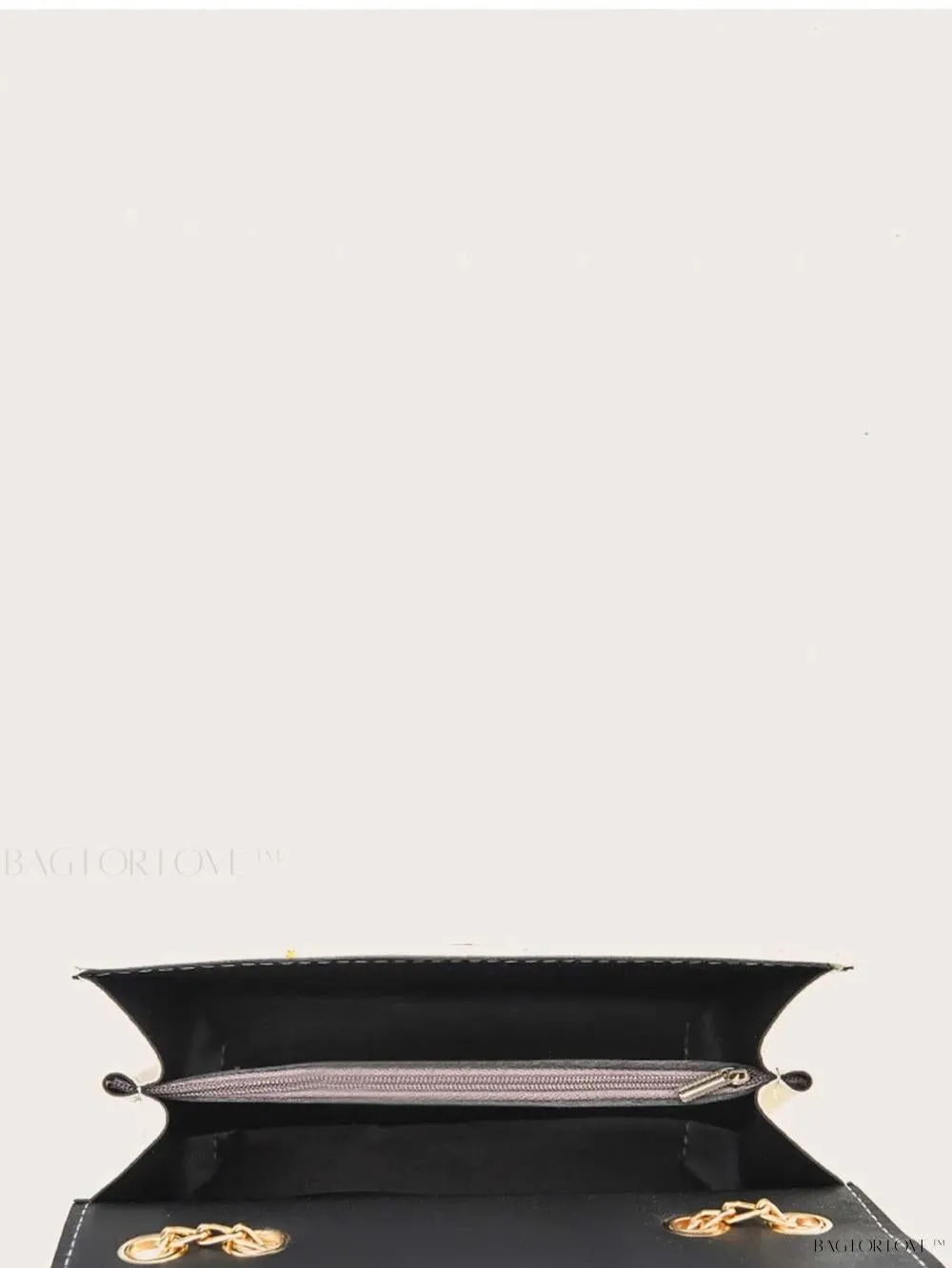 BagForLove - Women's Chic Metal Chain Clasp Flap Top Shoulder Purse