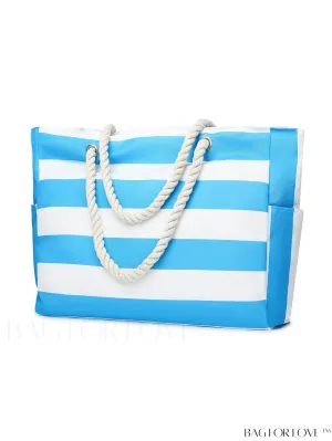 BagForLove - Womens Waterproof Beach Tote: Large, Sand-proof Swim Pool Bag with Zipper