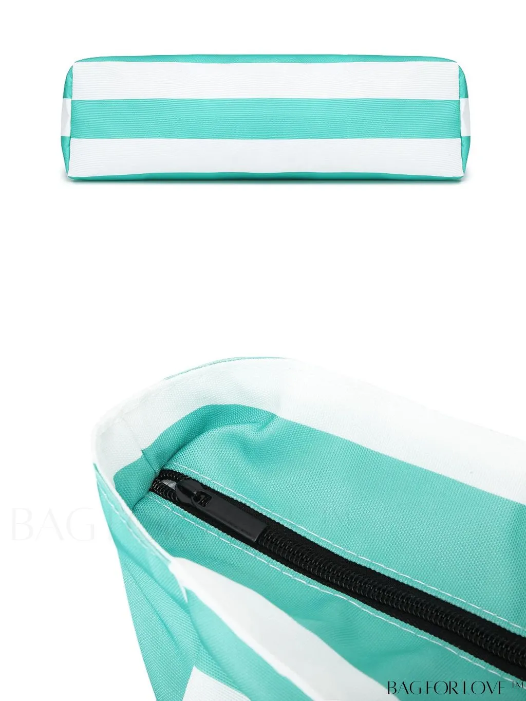 BagForLove - Womens Waterproof Beach Tote: Large, Sand-proof Swim Pool Bag with Zipper