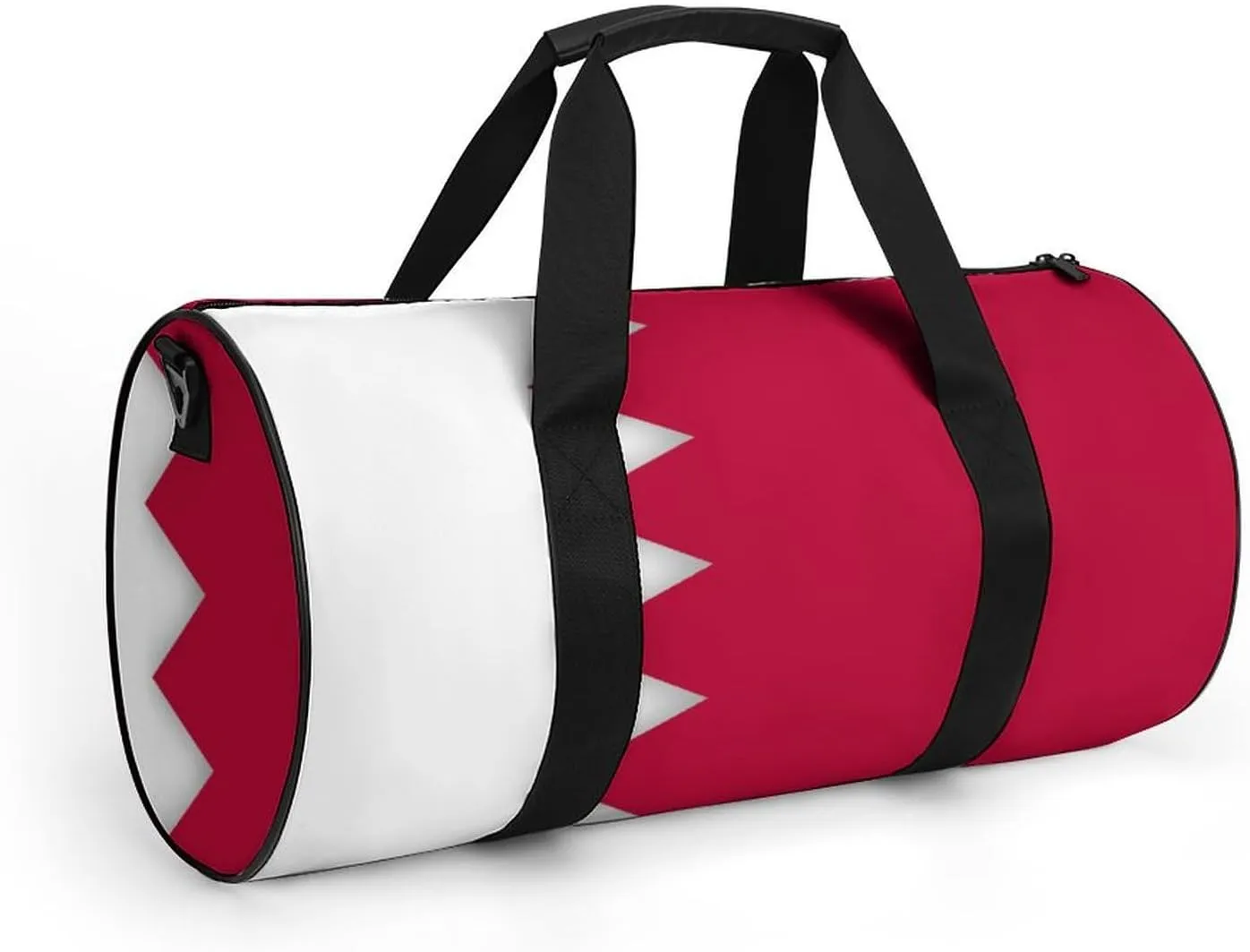 Bahrain Flag Sports Gym Bag for Boys Girls with Wet Pocket Travel Duffel Tote