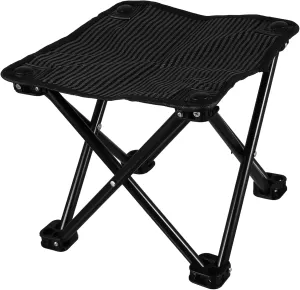 balacoo Stainless Steel Oxford Cloth Camping Chair Compact Beach Folding Stool for Fishing Travel BBQ