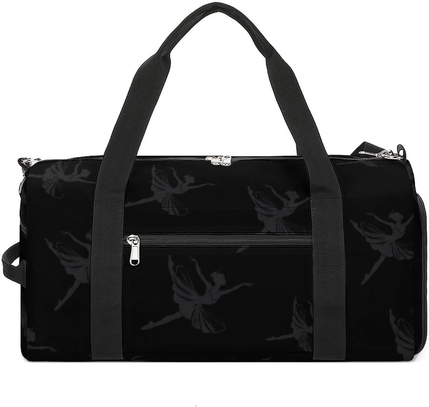 Ballet Like A Sport Only Harder Dancing Ballet Sports Gym Bag for Men Women Travel Duffel Bag with Shoulder Strap