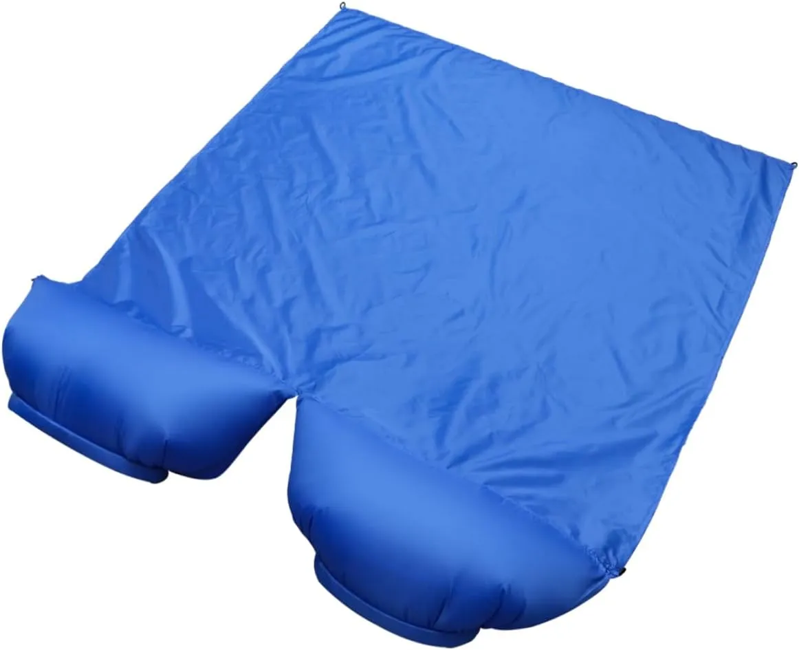 Beach Outdoor Travel Sleeping Pad with Pillow Oxford Waterproof Inflatable Mat Easy to Carry Set up