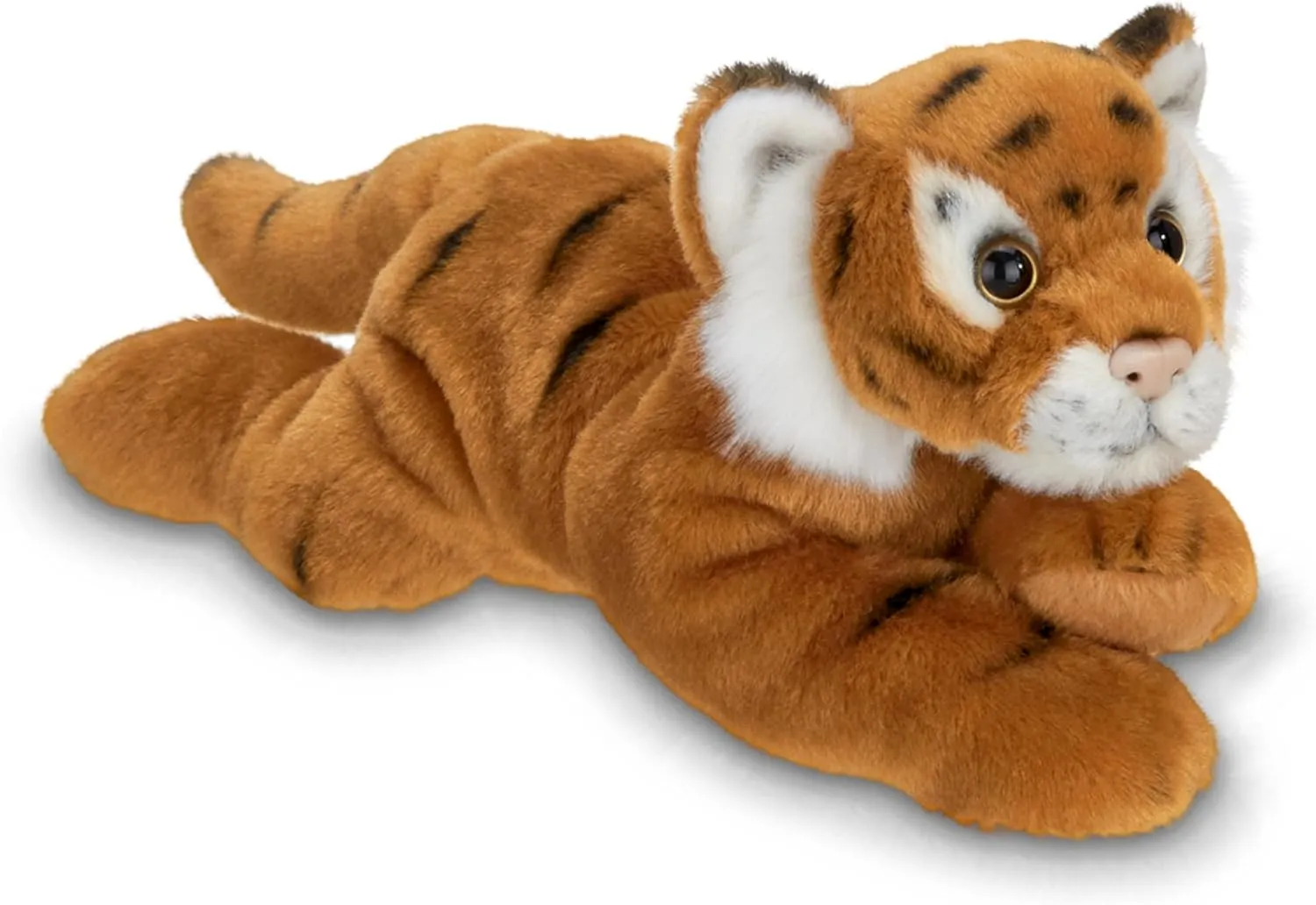 Bearington Lil' Saber Small Plush Stuffed Animal Tiger, 9 inches
