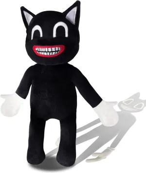 Black Cartoon Cat Plush Stuffed Toy, Soft & Embrace Animal Cat Plush Toys, Child Plush Doll, Kids Birthday Gifts