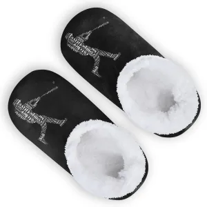 Boccsty Toddler Boys Girls House Slippers Fuzzy Kids Slippers Infant Home Shoes XS-S