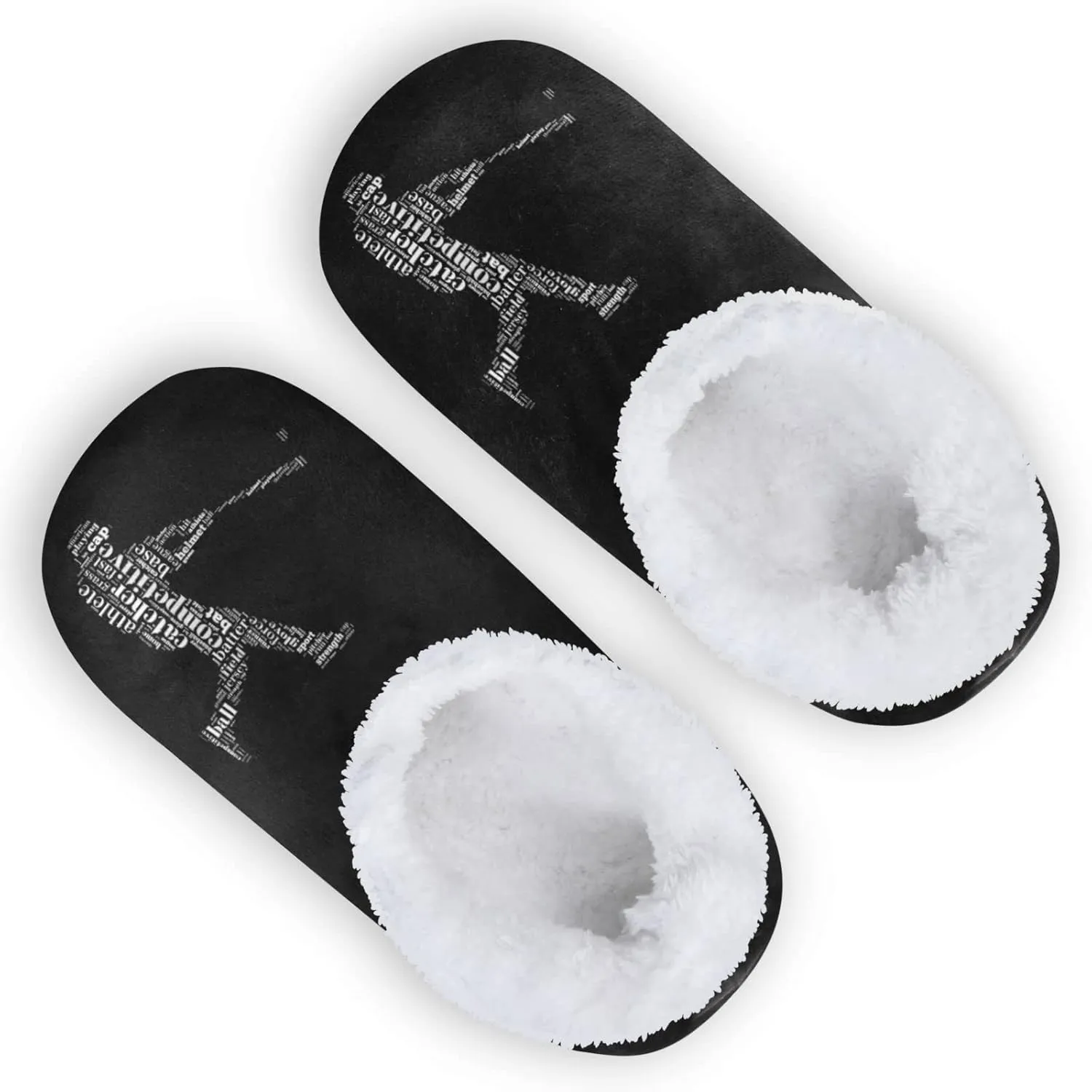Boccsty Toddler Boys Girls House Slippers Fuzzy Kids Slippers Infant Home Shoes XS-S