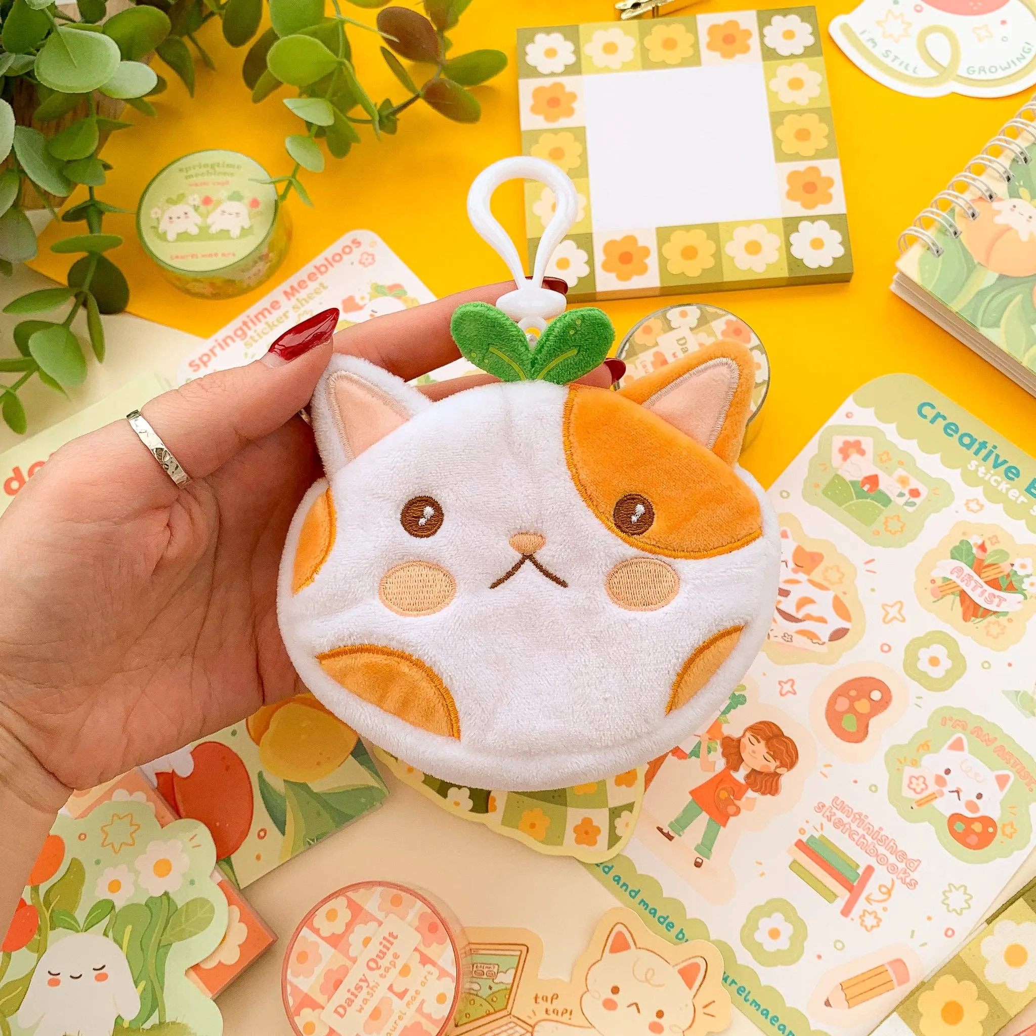 Brûlée the Cat - Plush Coin Purse