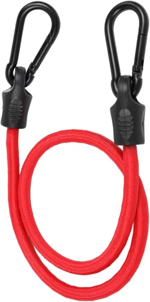 Bungee Cord With Carabiner Hook 60cm/120cm Size Luggage Strap Elastic Tie Strap String Tension Rope Expander With Hook