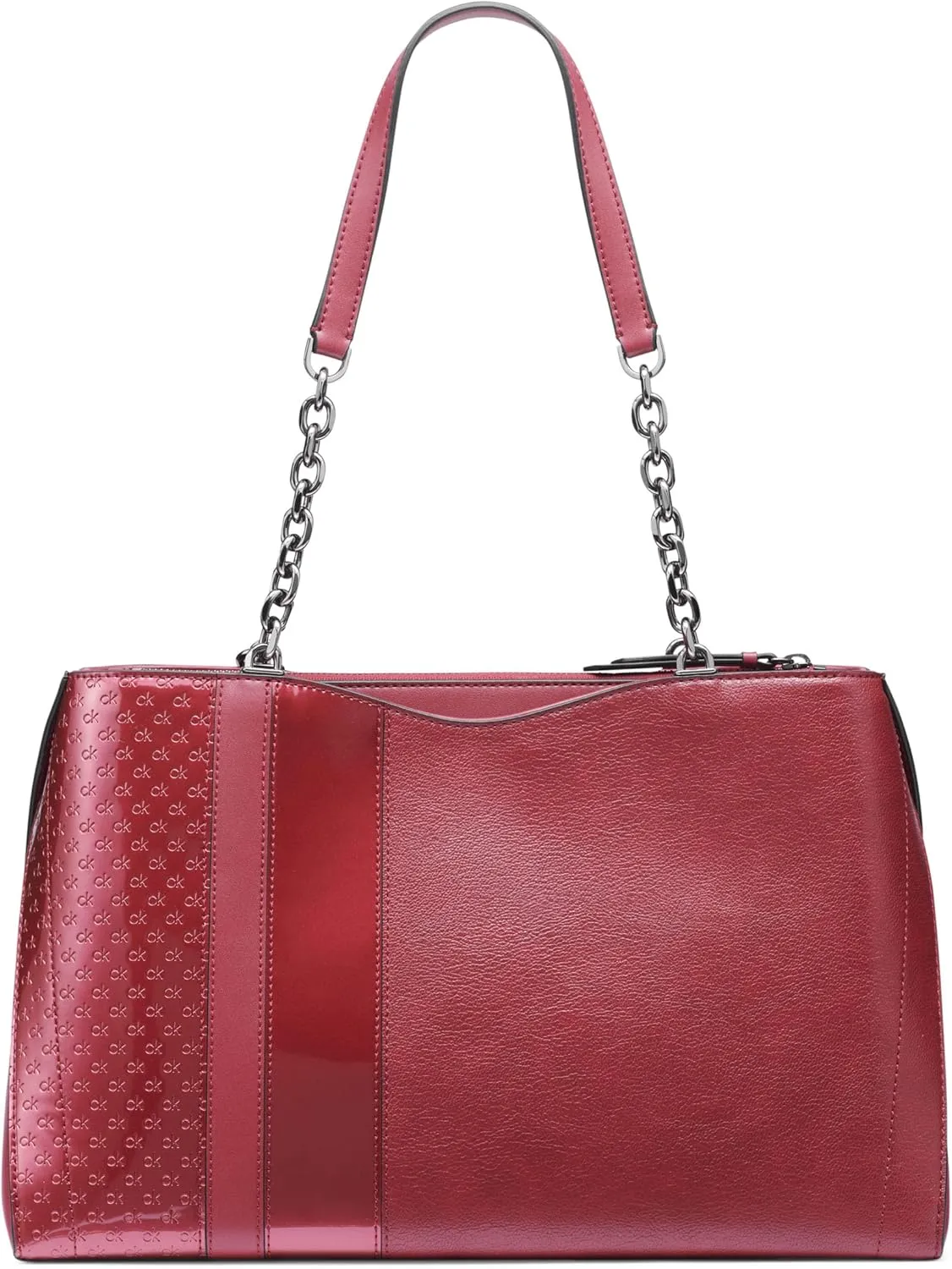 Calvin Klein Nova Triple Compartment Chain Tote