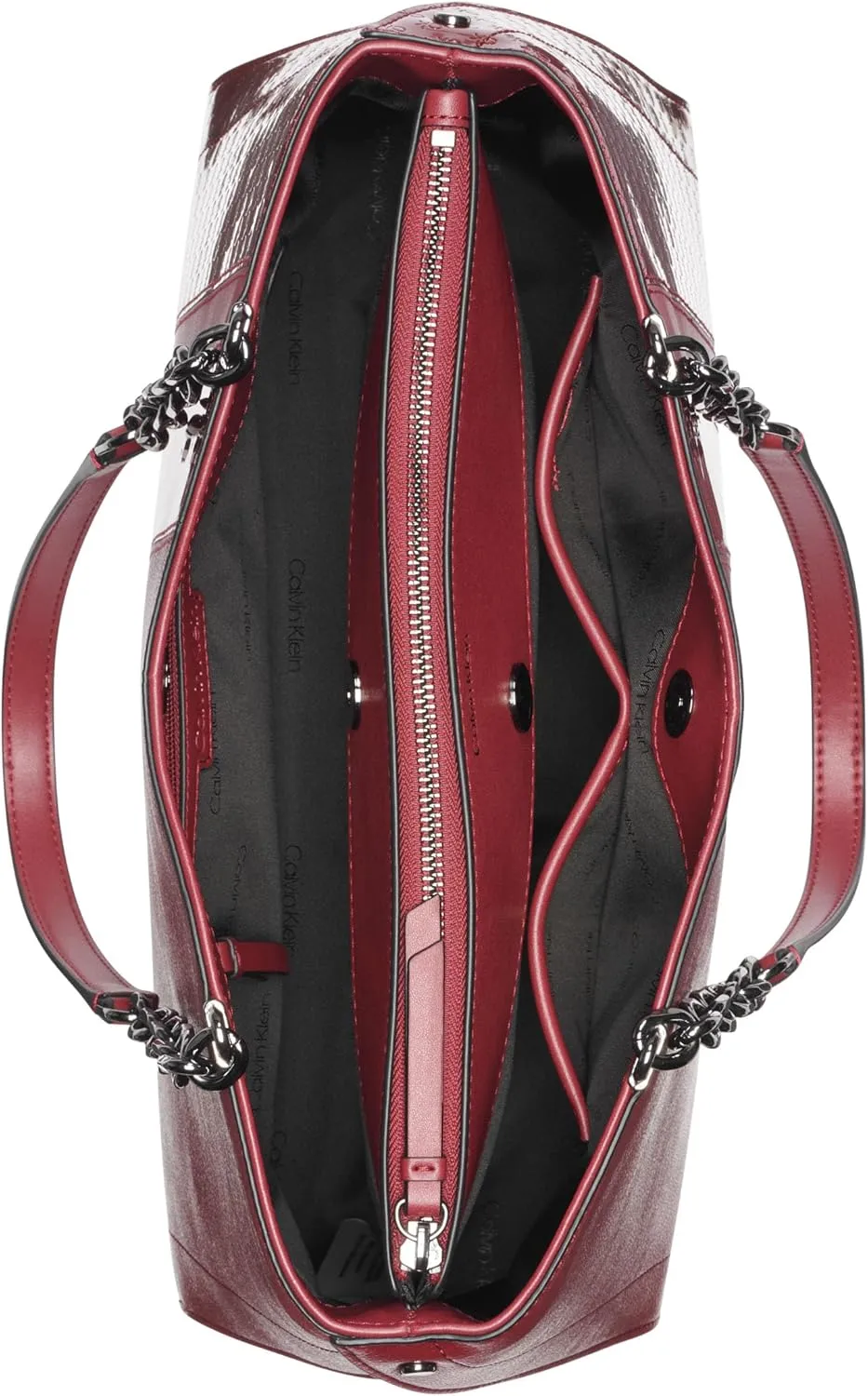Calvin Klein Nova Triple Compartment Chain Tote