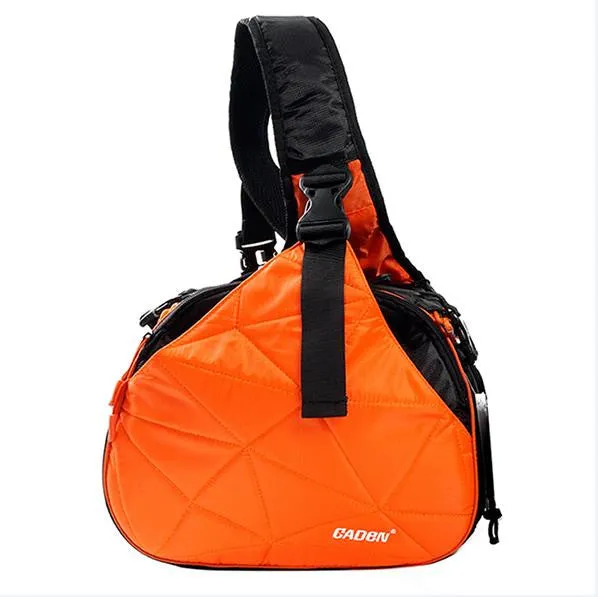 Camera Bags Orange Digital Camera Case Sling Canvas Soft Men Women Bag