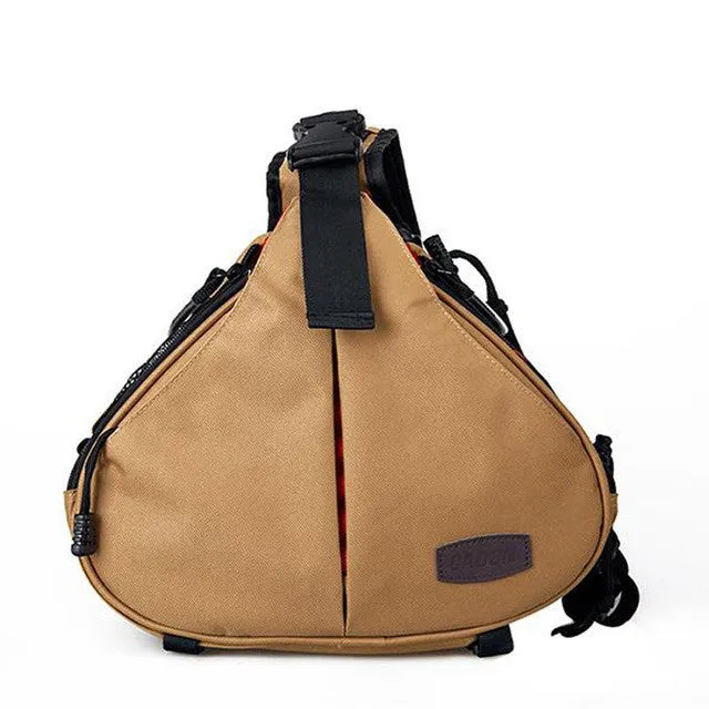 Camera Bags Orange Digital Camera Case Sling Canvas Soft Men Women Bag
