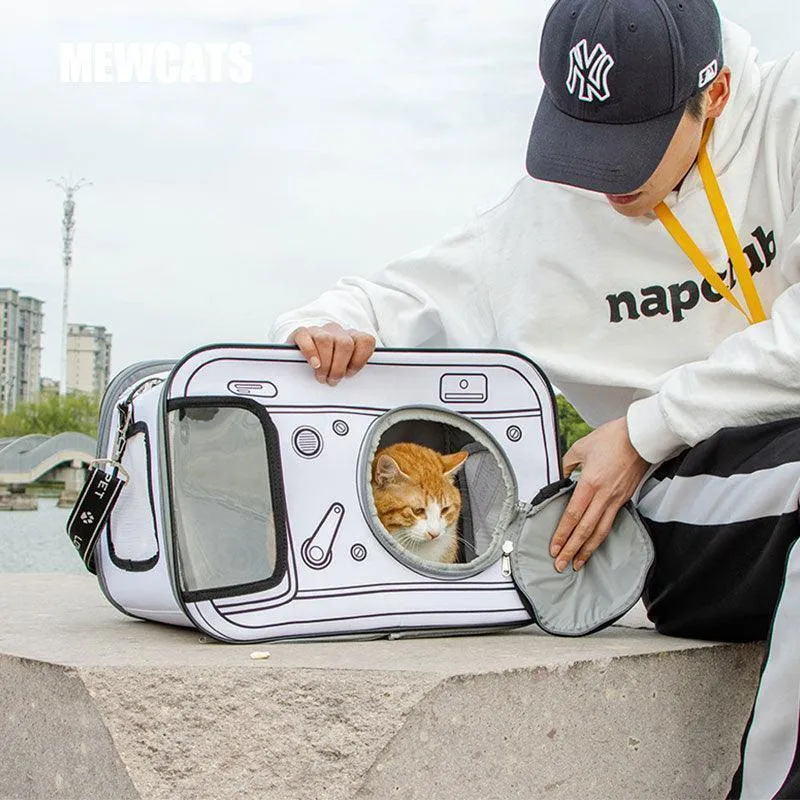 Camera Creative Cat Carrier Bag Pet Handbag
