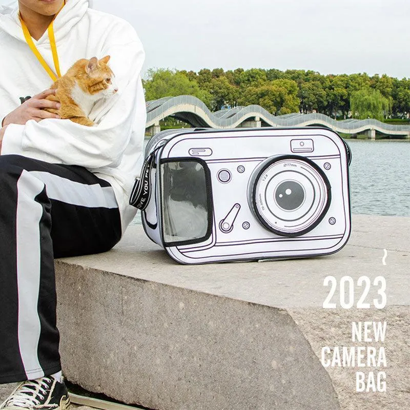 Camera Creative Cat Carrier Bag Pet Handbag