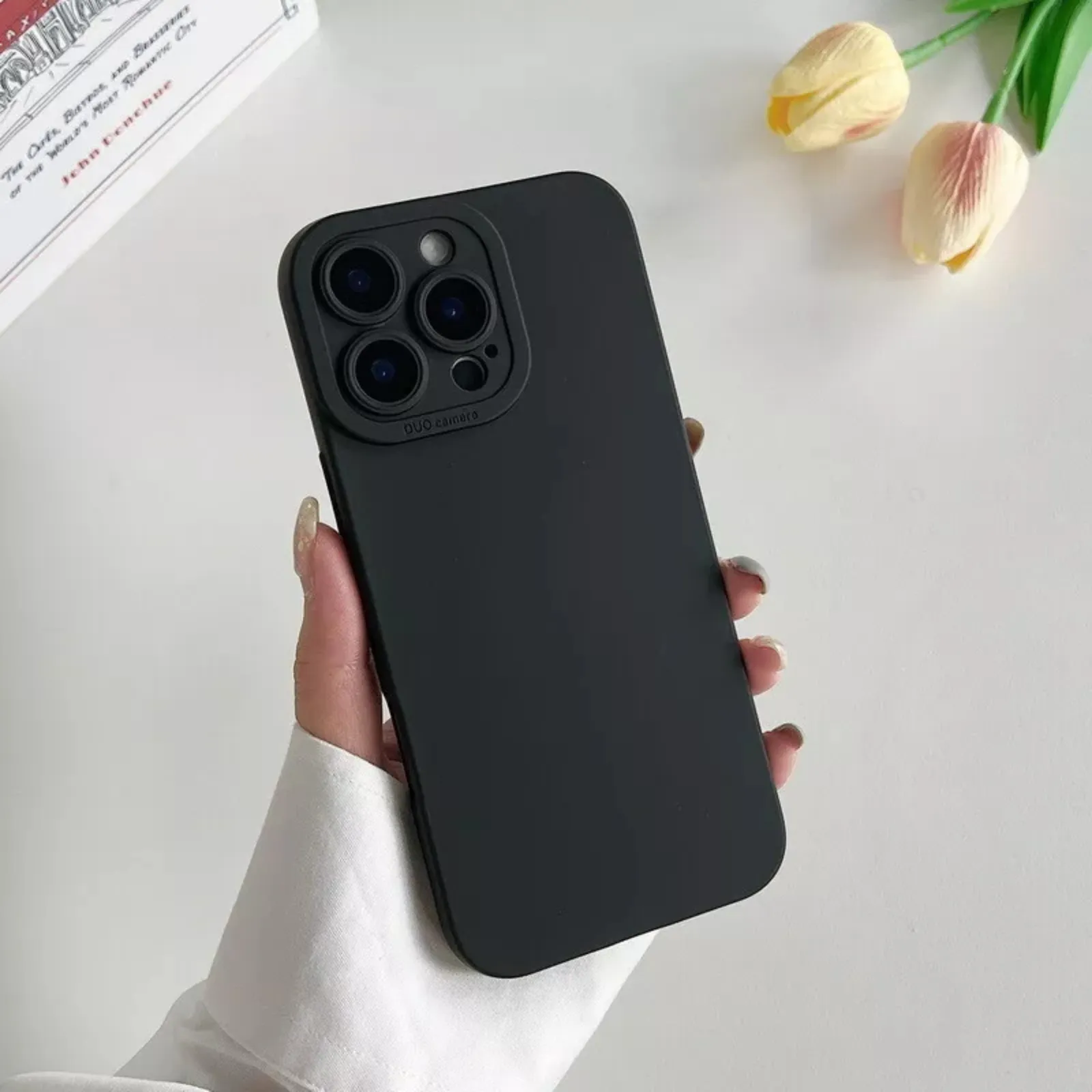 Camera Lens Cover Shockproof Silicone Case For Apple iPhone 13 Pro Black
