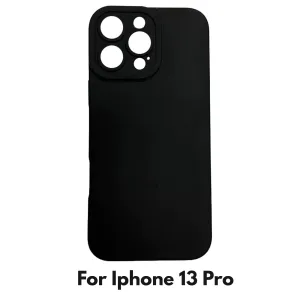 Camera Lens Cover Shockproof Silicone Case For Apple iPhone 13 Pro Black