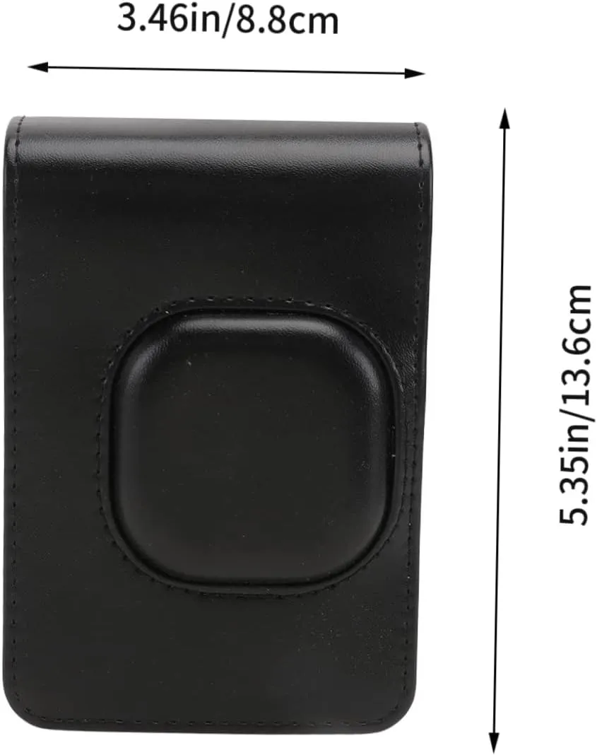 Camera Pouch for Mini Liplay Durable PU Leather Shoulder Bag with Strap Stylish Design with Invisible Magnetic Lock for Easy Access present for Photography Enthusiasts