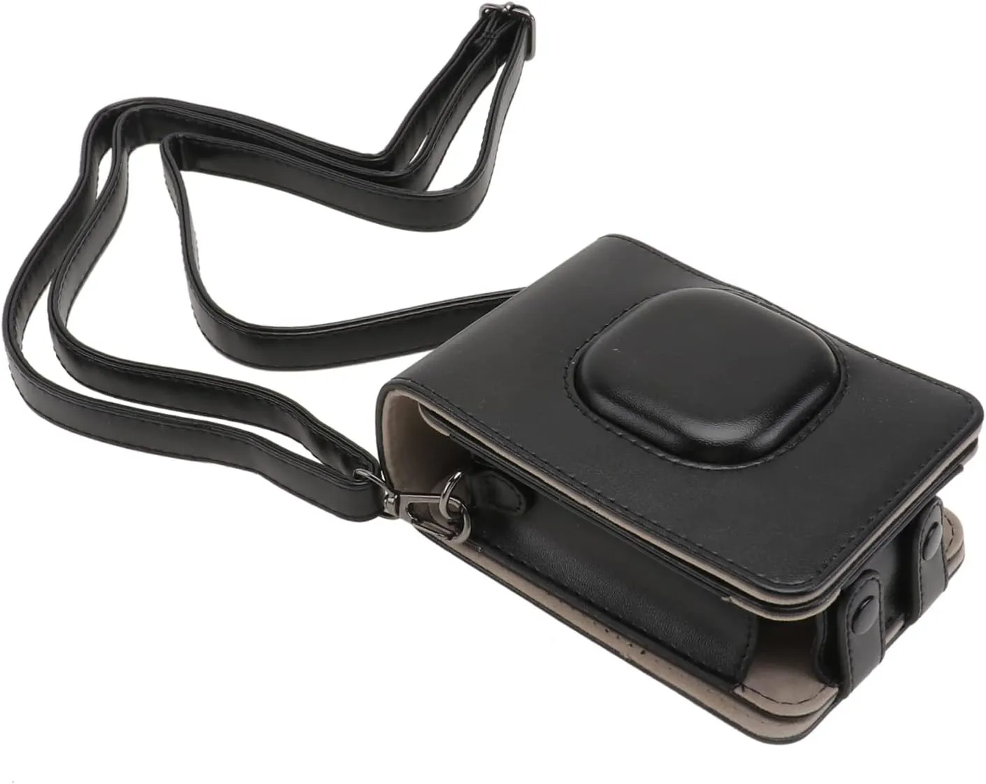 Camera Pouch for Mini Liplay Durable PU Leather Shoulder Bag with Strap Stylish Design with Invisible Magnetic Lock for Easy Access present for Photography Enthusiasts