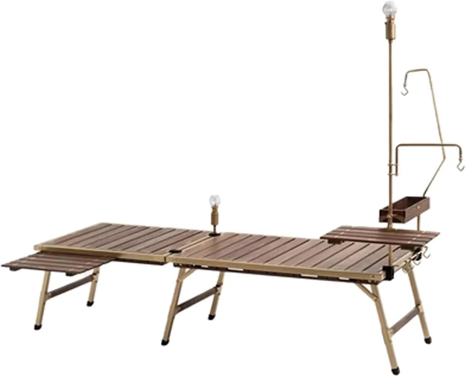 Camping Chair Outdoor Camping Black Walnut Camping Chair Wooden Folding Decker Chair Pure Brass Double Layer Canvas Camping Chair Sets Lightweight