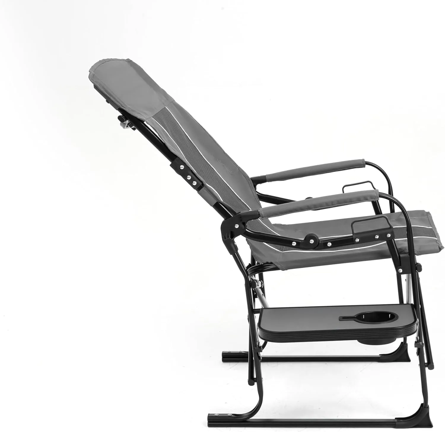 Camping Directors Chair, Heavy Duty,Oversized Portable Folding Chair with Side Table, Pocket for Beach, Fishing,Trip,Picnic,Lawn Blue